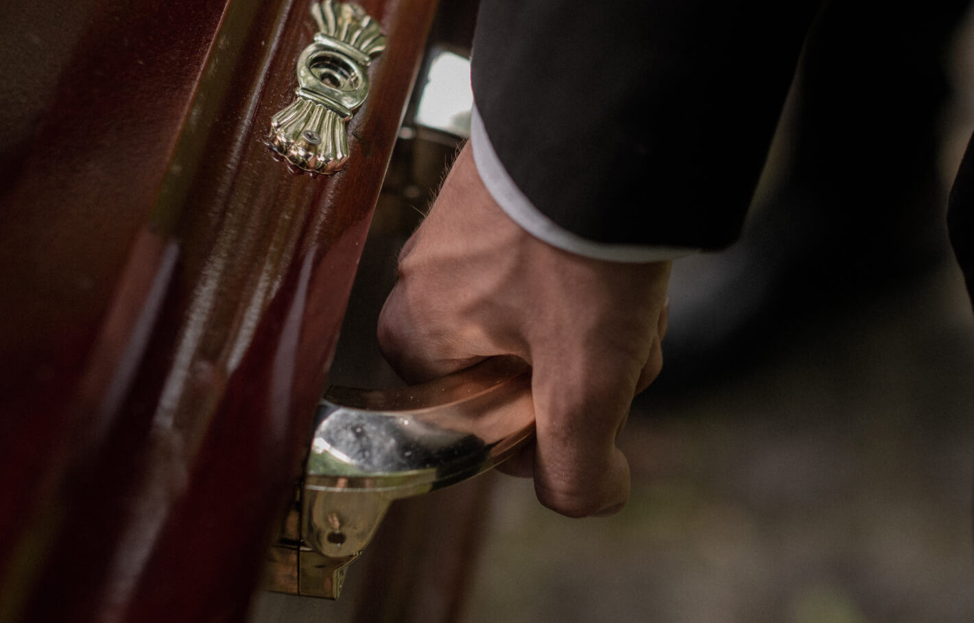 Zdjęcie ceremonii pogrzebowej